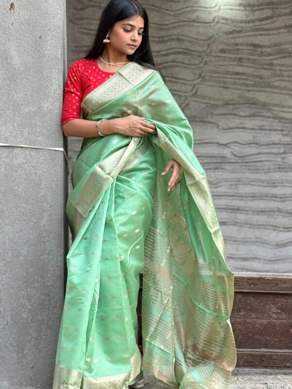 Banarasi Saree with Gold Zari Work