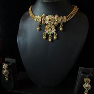 Kathiki Rajwadi Choker Set