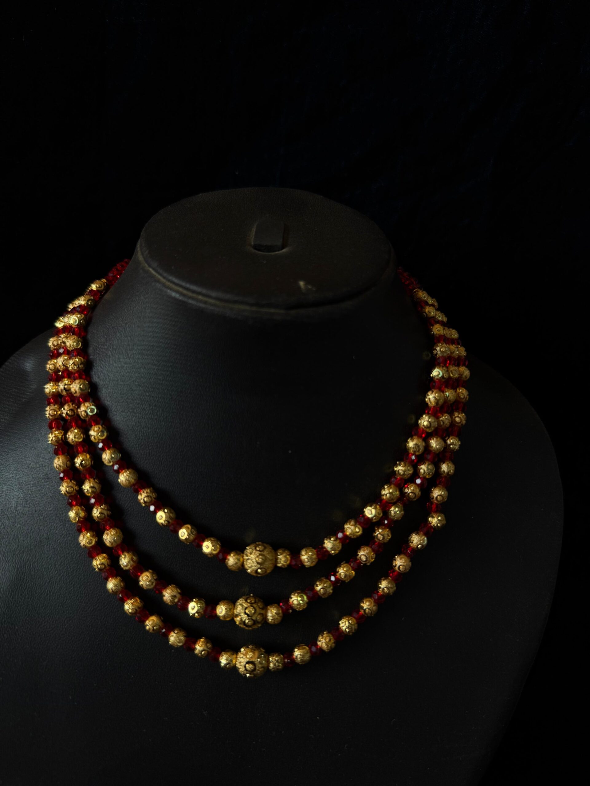 Kathiki Traditional Temple Beaded Necklace