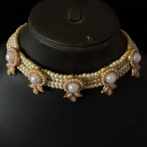 Kathiki Nupur Pearl Necklace Set