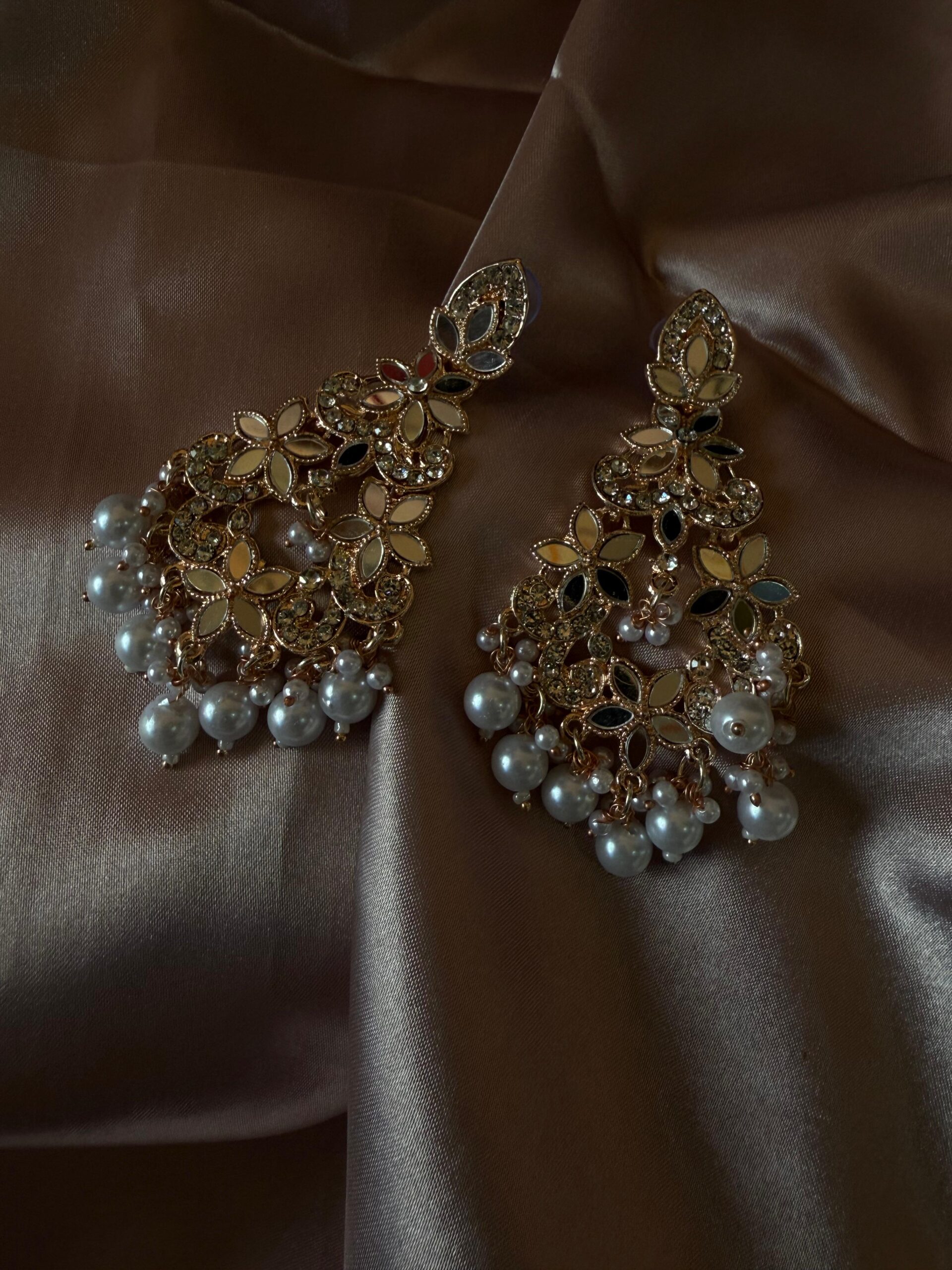 Kathiki Chandbali Rose Gold