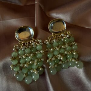 Kathiki Celestial Cascade Earrings pastel green