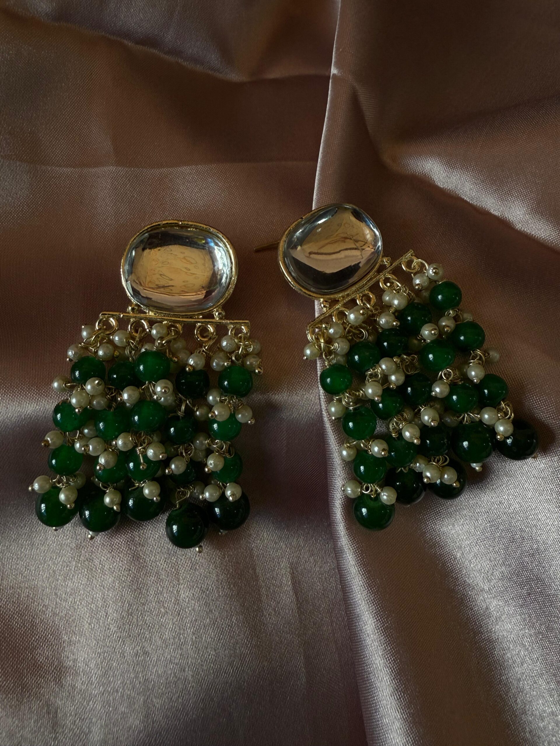 Kathiki Celestial Cascade Earrings Green
