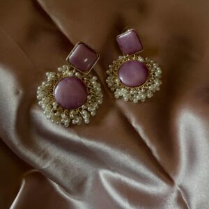Kathiki Luxe Earrings Pink