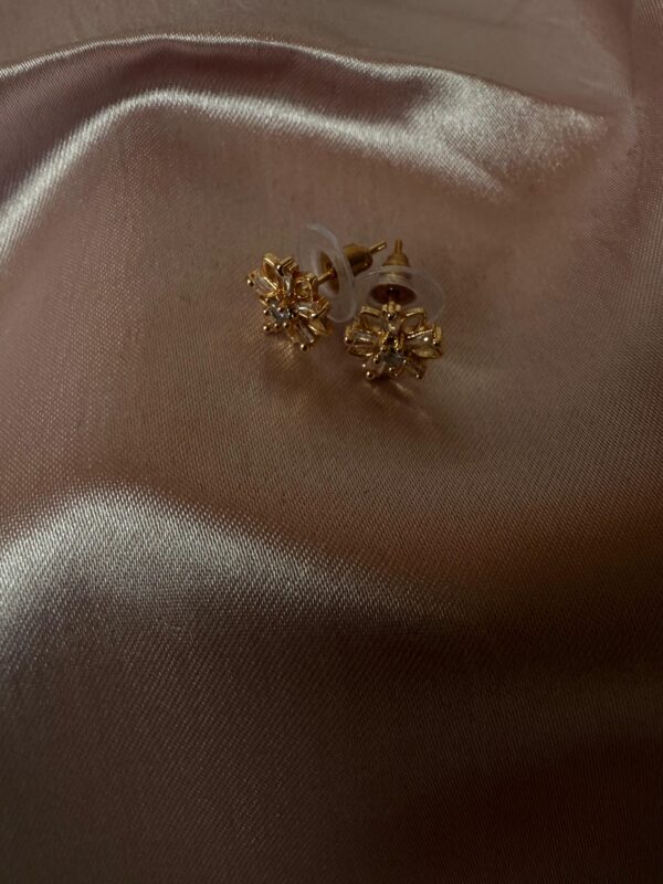 Kathiki Golden Bloom Studs